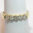 14K Yellow Gold Diamond Band