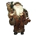 Krebs & Sohn Nikolaus stehend Nikolaus braun, 30 cm