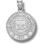 University of Michigan Seal Pendant (Silver)