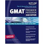 Kaplan GMAT 2008 Premier Program (w/ CD-ROM) (Kaplan Gmat (Book & CD-Rom)) book cover