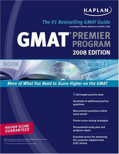 Kaplan GMAT 2008: Premier Program