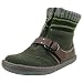 Indian　インディアン　ID-1137-KHAKI　リングベルト ニット素材ショートブーツ　《カーキー》でAmazonアフィリエイトツール
