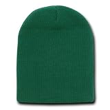 12 Short Beanies Wholesale- Forest