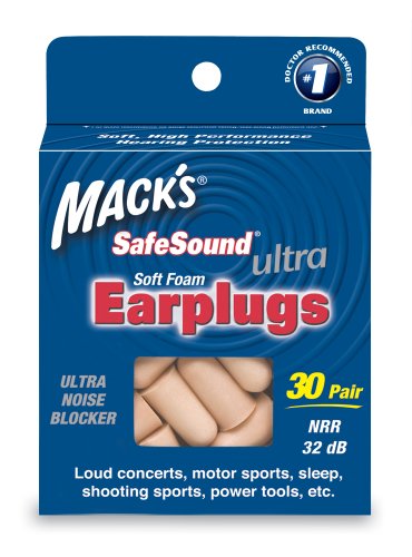 5159nvWUUVL Macks Ultra Safesound Soft Foam Earplugs, 30 Count (Pack of 2)