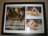 BJ Penn Hand Signed Framed 8x10 Picture UFC Autographed Poster Frame is 17 1/2 x 13 1/2......................All profits go to alanhendersonfund.org