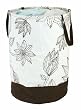 Umbra Crunch Dot Round Container, Brown & Natural, 17 X 25"