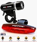 Foxfire Bicycle 5 LED Headlight and Tail Light Set (1 FHL-52, 1FWT-54)