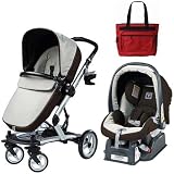 Peg Perego Skate Travel System Java with Free Fashionable Diaper Bag