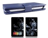 Bundle Monster Barnes & Noble Nook Genuine Leather Case Cover Jacket + Skin Art Decal Sticker + Screen Protector Ebook Accessories Combo - Fit 3G and Wifi Version