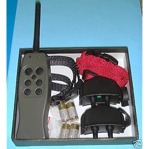 Remote Control Training Collars for 2 Dogs with 3 Levels of Shock