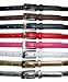 CTM Womens Skinny Leather Belt