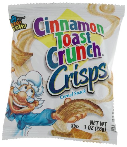 General Mills Cinnamon Toast Crunch Crisps Snack, 1-Ounce Packages (Pack of 100) by General Mills