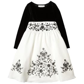 Rare Editions Girls 2-6x Matte Satin Dress With Caviar Beading