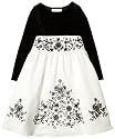 Rare Editions Girls 2-6x Matte Satin Dress With Caviar Beading