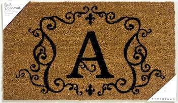 Monogram Coir Doormat Insert