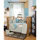 Mod Squad 5 Pc Baby Crib Bedding Set W Pillow by Glenna Jean