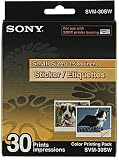 Photo : Sony SVM-30SW 30 Small size STICKER (3.5"x4") photo paper for DPP - EX5/7