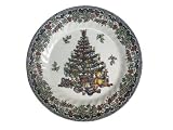 Churchill China Seasons Greetings Dinner Plates, Set of 4