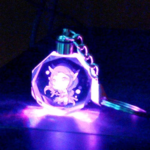 League of Legends LOL LED Key Chain Keyring Crystal Pendant (Soraka)