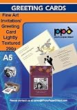 Invitation Greeting Card Delux Heavy Weight Textured 290g With Envelopes Pack-20 sheets Inl. Envelops