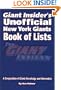 The Unofficial New York Giants Book of Lists