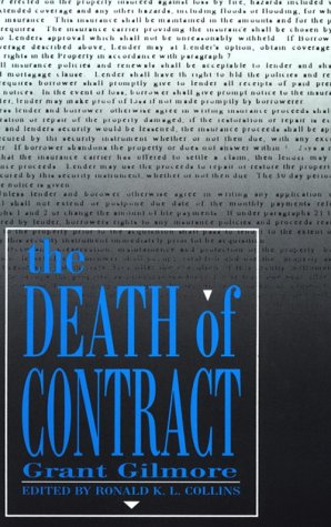 City Travel Guides Discounted  Books : DEATH OF CONTRACT: SECOND EDITION