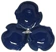 Blue Fish Ceramic Pottery Flounder Condiment Set of Two 10 1/2" x 1 1/2"