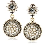 cheap princess cut earrings Azaara Crystal Lyon Pea
