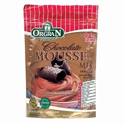 OrgraN Instant Chocolate Mousse Mix, 4.2-Ounce Packages (Pack of 8)