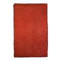 Contemporary Home Bath Rug - Chinese Red (20x34")