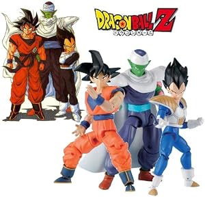Dragon Ball Kai Super Sonic Warriors GOKU - PICCOLO - VEGETA 3 Action Figures Set from... by