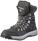 KangaROOS Tibet 31508/528, Damen Stiefel, Schwarz (blk/charcoal/stone 528), EU 39