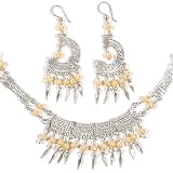 Pearl jewelry set, 'Danessi' 1.2 W 18.1 L