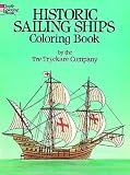 Historic Sailing Ships Coloring Book