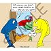 Londons Times Fish Fishing Deep Beneath Cartoons - Fish Ordering Pizza without Anchovies - Coffee Gift Baskets - Coffee Gift Basket