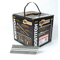 Bostitch RH-S8DR131-HQ Hurriquake 21-Degree 2-1/2-by-0.131-Inch Plastic Collated Stick Framing Nails, 4000 per Box