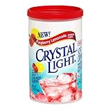 Crystal Light Soft Drink Mix, Raspberry Lemonade, 1.2-Ounce Canisters (Pack of 4)