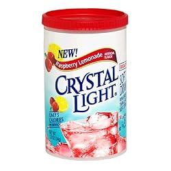 Crystal Light Raspberry Lemonade, 1.2-Ounce Canisters (Pack of 6)