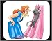Decorated Mouse Pad with body, individuals, individual, humans, drapes, woman, person...