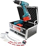 Produkt-Bild: Makita 8271DWAETC Akku-Schlagbohrer-Set im Alukoffer, 12V, 68-teilig, Modell 2009