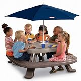 Outdoor Little Tikes Fold N Store Kids Picnic Table