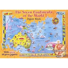 Seven Continents of the World: Jigsaw Book