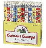 Review Geddes  / Curious George Fun Pack Pencils 144 Pack