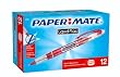 Paper Mate Liquid Flair Extra Fine Tip Felt Porous Pens, 12 Red Pens (31002BH)