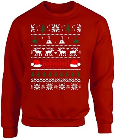 Chemistry Chemical Ugly Holiday Christmas Ugly Sweater - Adult Sweatshirt