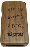 ZIPPO (ジッポー) ライター ウォールナット/レーザー彫刻・抗菌ウレタン塗装 16NW-LO(ロゴ).MBの画像