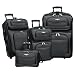 Travelerâs Choice Amsterdam 3 Piece Upright with Tote - Black