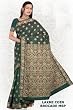 Forest Green Bangalore south Malai Silk festival Saree / Sari