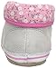 Robeez Girls' Floral Flora Sneaker, Grey, 12-18 Months M US Infant