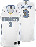 Allen Iverson Denver Nuggets White 2008-2009 Swingman Adidas NBA Jersey